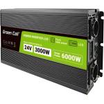 Green Cell Инвертор green cell, 24/220v, dc/ac, 3000w/6000w, чиста синусоида (gc-inv-24v-3000w-p3000lcd) - Allstore