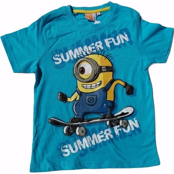 Mimoňi Minions tričko Mimoni tyrkysová summer fun