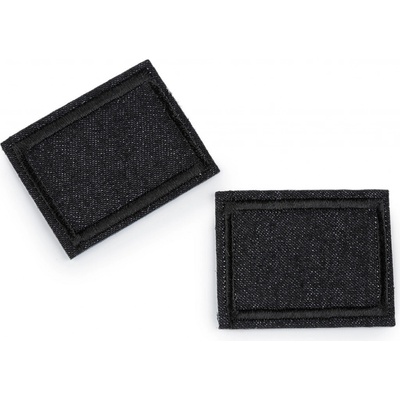 Prima-obchod Nažehlovací záplaty pro opravy dírek jeans 3x4 cm, barva 4 černá