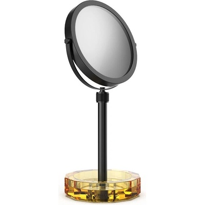 Decor Walther Козметично огледалце Kristall с жълта основа черен мат (0942181)
