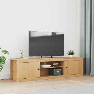 vidaXL Стойка за телевизор HILL 158 x 40 x 39.5 см Меден кафяв (42025045)