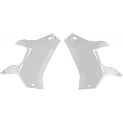 RACETECH (RTECH) kryty chladiče (levá/pravá) T7 REVOLUTION YAMAHA TENERE 700 19-24 barva bílá