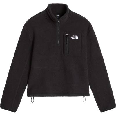 The North Face Дамски поларен пуловер The North Face Women's Yumiori 1/4 Zip Fleece jumper - TNF Black / TNF Black (105-7922-0613)