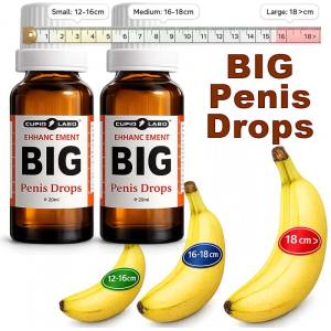  2бр. Kапки за уголемяване на пениса Big Penis Drops