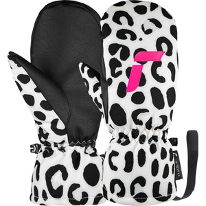 Reusch Детски ръкавици Reusch Kid's Carter R-TEX XT Mitten Gloves - White / Grey Leopard - размер 6 (EU) (202-7197-0215)