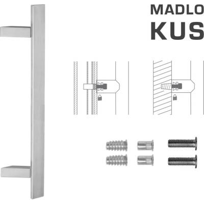 FT - MADLO kód K41Z 40x10 mm SP ks Rozteč madla: 210 mm, Dĺžka: 400 mm, Rozmer profilu madla: 40x10 mm
