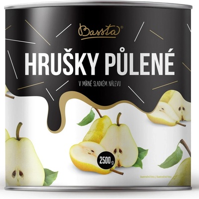 Bassta Hrušky půlené loupané 2500 g