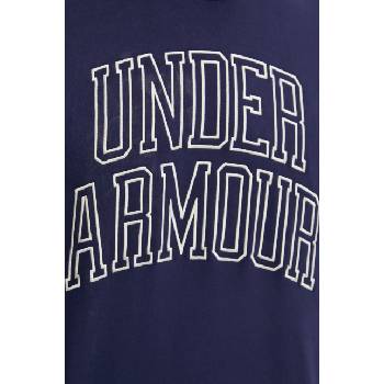 Under Armour Суичър Under Armour Icon HWT Terry в тъмносиньо с апликация 1386548 (1386548)