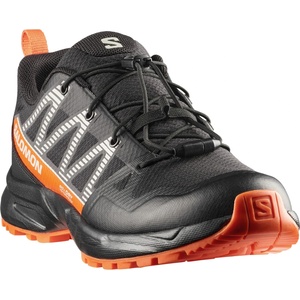 Salomon Детски мултиспорт обувки Salomon Kid's Outscape Waterproof J Multisport shoes - Black / Asphalt / Dragon Fire - размер 28 (EU) (702-5322-0111)