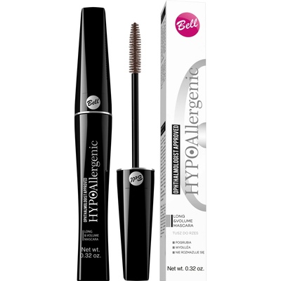 Bell Hypoallergenic objemová a predlžujúca riasenka 20 Brown 9 g