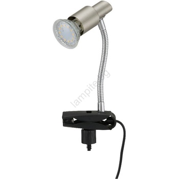 Briloner 2877-012P - LED Настолна лампа с щипка SIMPLE 1xGU10/3W/230V (BL0529)