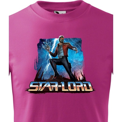 Dětské tričko Star-Lord Purpurová Velikost Canvas Bezvatriko.cz 2337