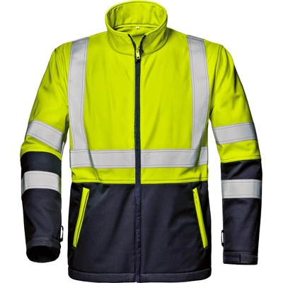 PRA-P-OR s. r. o Prapor microline softshell / Многоцветно светлоотразително софтшел яке - жълто/тъмносиньо l (prapor380673)