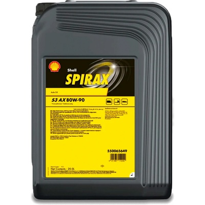 Shell Spirax S3 AX 80W-90 20 l – Sleviste.cz