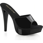 Pleaser USA Pleaser Cocktail-501 Blk/Blk 36
