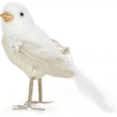 EUROFIRANY SADA 6KS VIANOČNÁ DEKORAČNÁ BIRD 20CM BIELA