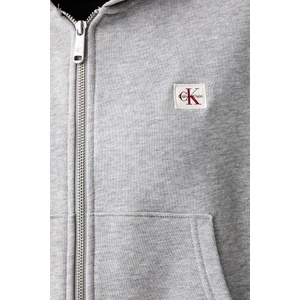 Calvin Klein суичър с цип и качулка дамски от памук (LV047C216G)