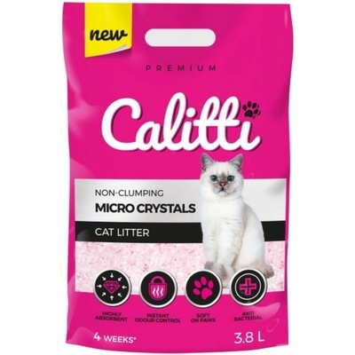 CALITTI Crystals Silikónové stelivo pre mačky 3,8 l