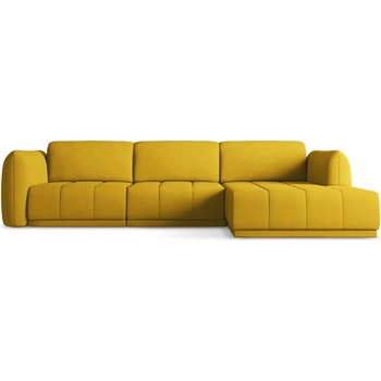 makamii Жълт ъглов диван (десен ъгъл) Hoku - Makamii (HOKU_RC_2_P1_C19)