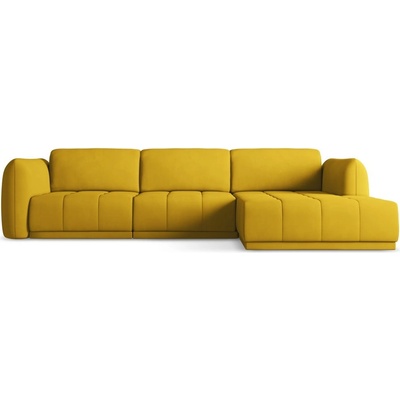 makamii Жълт ъглов диван (десен ъгъл) Hoku - Makamii (HOKU_RC_2_P1_C19)