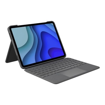 Image 1 of Logitech Folio Touch Ipad Air (4th gen. ) Oxford grey UK (920-009968)