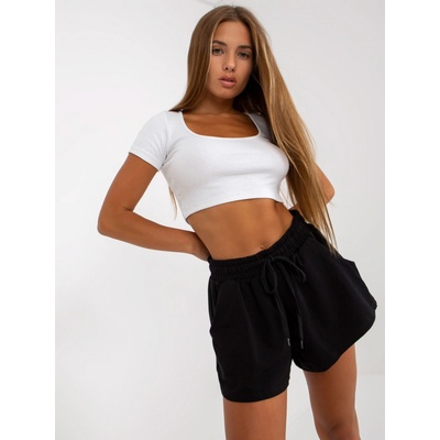 Rue Paris šortky -RV-SN-8069.12P černá