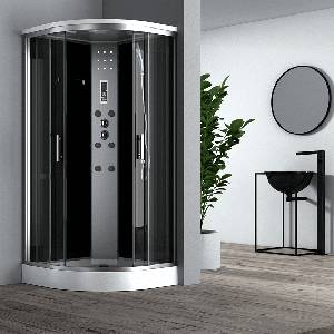 Inter Ceramic Хидромасажна душ кабина ЧАР ICSH 888LT NEW EASY ASSEMBLE, Inter Ceramic, 90x90x215см, 4мм (888LT NEW EASY ASSEMBLE)