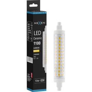 Mexen Vega LED крушка с регулиране на яркостта R7S, 10W, Топла - 3000K, 1100 lm (L125-R7S-1030-02)