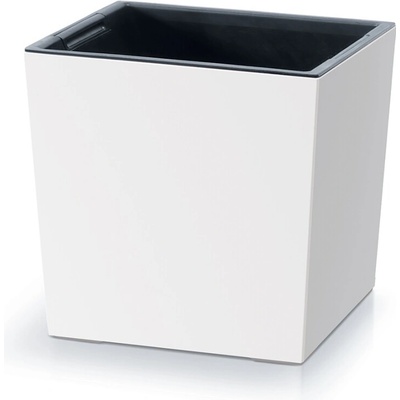 Prosperplast Kvetináč 24 x 24 x 23,5 cm plast biely