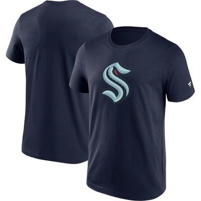 Fanatics pánské tričko Seattle Kraken Primary Logo Graphic T-Shirt maritime blue