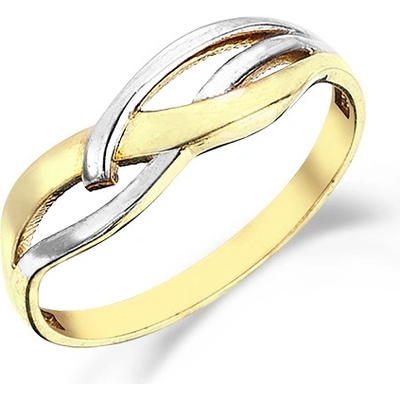 Lillian Vassago Proplétaný prsten z kombinovaného zlata LLV98 GR029YW