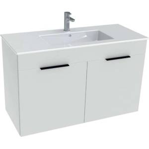 Jika Cube - Шкаф с мивка, 98x42x62 см, бял H4536511763001 (H4536511763001)