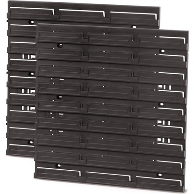 Prosperplast Montážní panel BINEER BOARD 38,6 x 1,8 x 39 cm černý, 2 ks