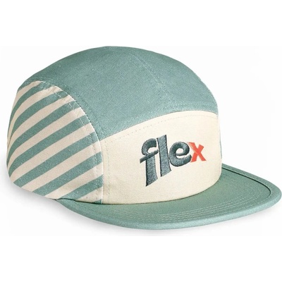 Ki ET LA Детска шапка с козирка Ki ET LA - UPF 50+, 6-12 г, 51-56 cm, Salvia Stripe (KE3SUNSALVIASTRIPE)