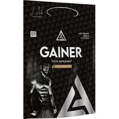 Lazar Angelov Nutrition LA Gainer | High-Protein Mass Gainer with Creatine & Men's Herbal Complex [6800 грама] Бисквити с крем