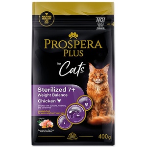 Prospera plus Котка Стерилизирана 7+ Баланс на Тегло Пиле 400 г