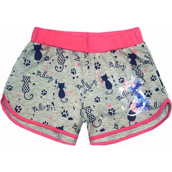 Kugo dívčí kraťasy šedé K794