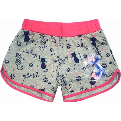 Kugo dívčí kraťasy šedé K794