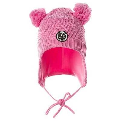 Huppa dětská pletená čepice Mila light pink