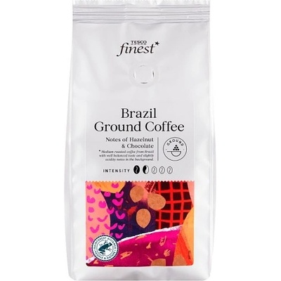 Tesco Finest Brazil pražená mletá káva 227 g