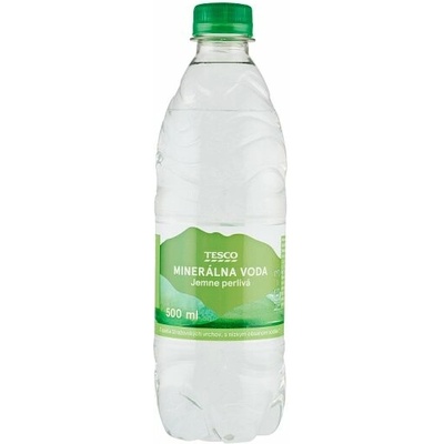 Tesco Minerálna voda jemne perlivá 500 ml