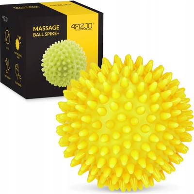 4FIZJO Lopta s hrotmi 10 cm x 10 cm žltá