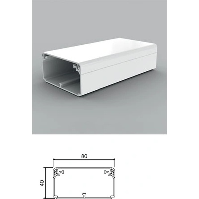 KOPOS PVC кабелен канал Kopos Kolin EKD, 80х40 мм (0107140002)