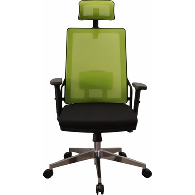 RFG Директорски стол Trento 26 HB, черна седалка, зелена облегалка