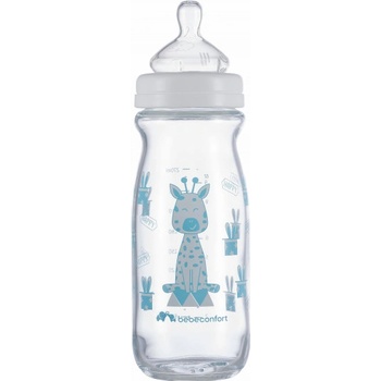Bebeconfort dojčenská fľaša Emotion Glass White 270ml