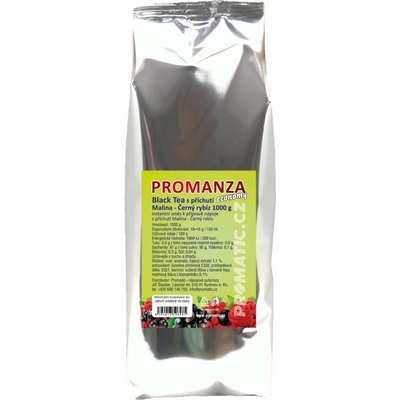 Promatic Promanza Economy Black Tea s příchutí Malina Černý