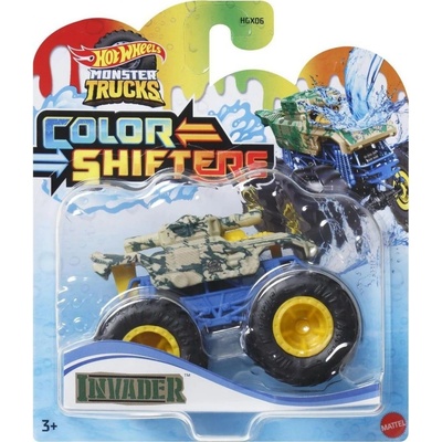 Hot Wheels Mattel Monster Trucks Color Shifters HGX06 Invader