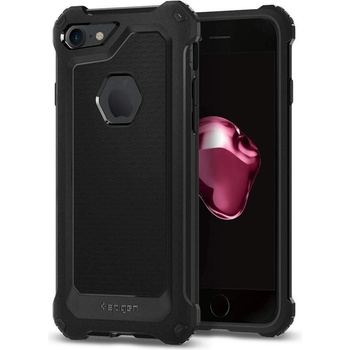 Spigen Rugged Armor Extra Case - удароустойчив силиконов (TPU) калъф за iPhone 8, iPhone 7 (черен)