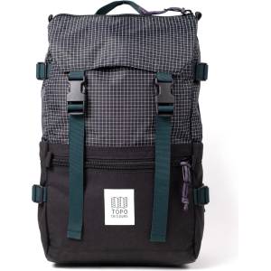 Topo Designs Дневна раница Topo designs Rover Pack Classic 20 Recycled Daypack - Black / Grid - размер One Size (502-9221-1711)