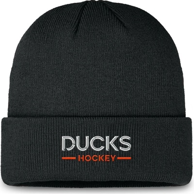 Fanatics Pánská zimní čepice Anaheim Ducks NHL Authentic Pro A/Cap Cuffed beanie